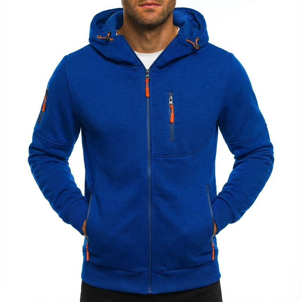 Gilbert | Chaqueta con Capucha y Cremallera Completa para Hombre