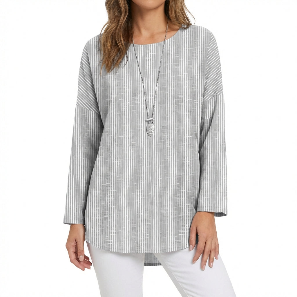 Marta | Blusa Rayas Manga Tres Cuartos Mujer
