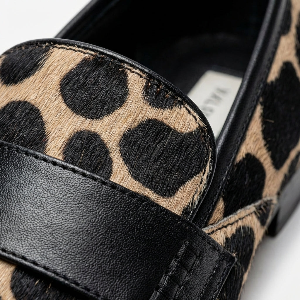 Sabina | Mocasines Animal Print Tira Mujer