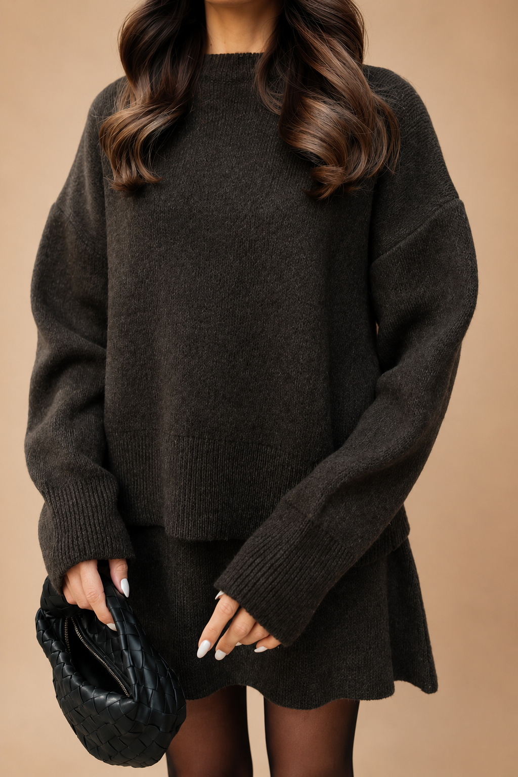 María™ Conjunto de Punto – suéter & falda