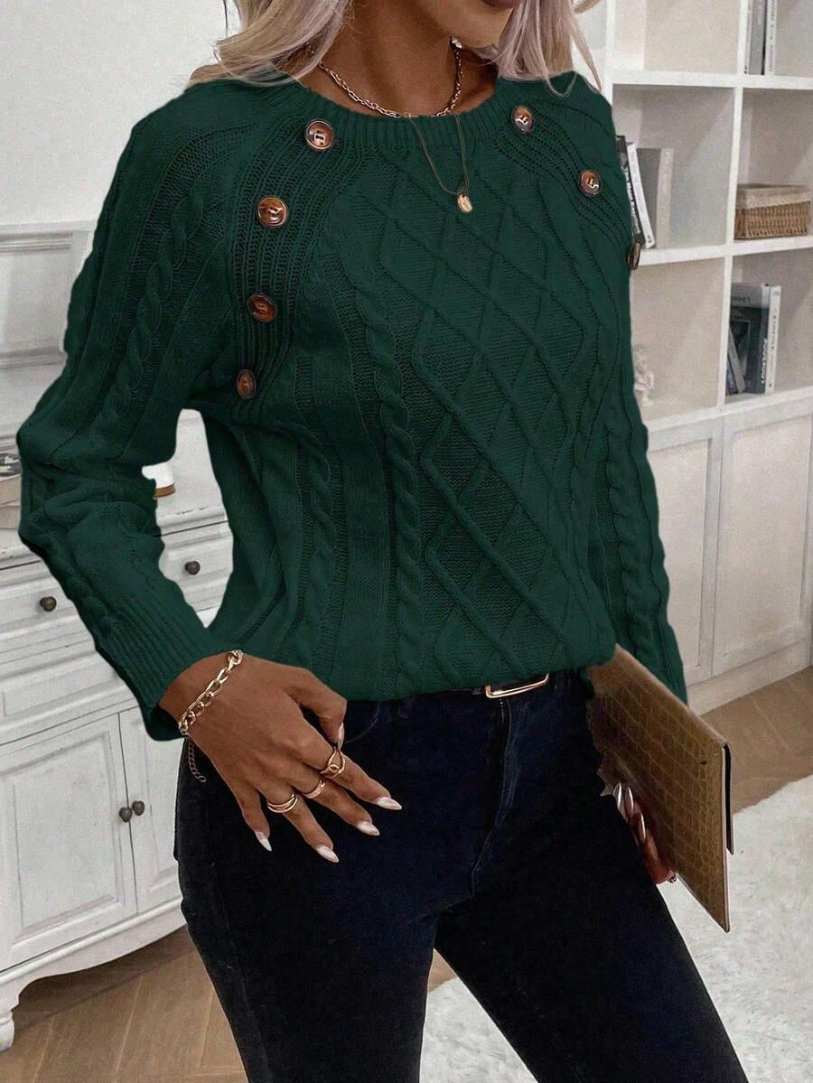 Clara | Jersey de Punto con Botones para Damas