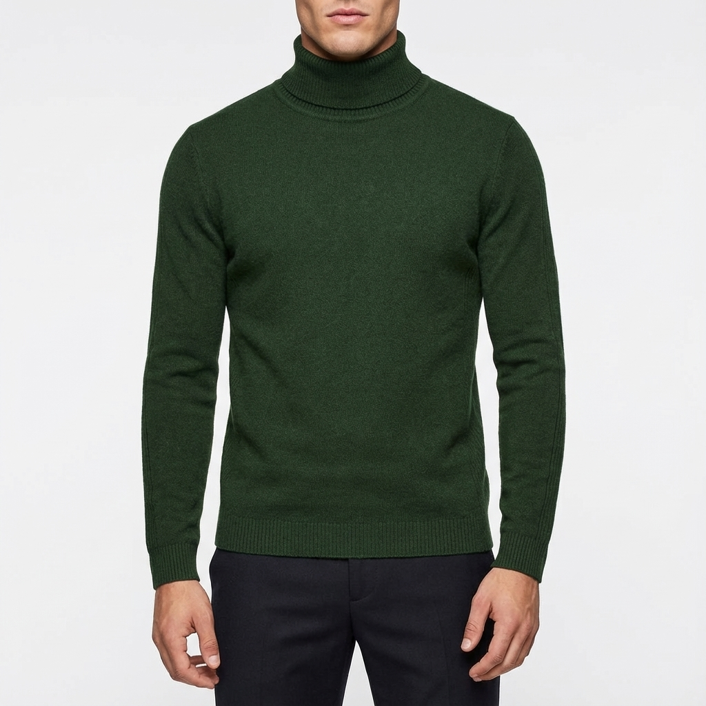 Archie | Suéter de Cuello Alto Ajustado para Hombre