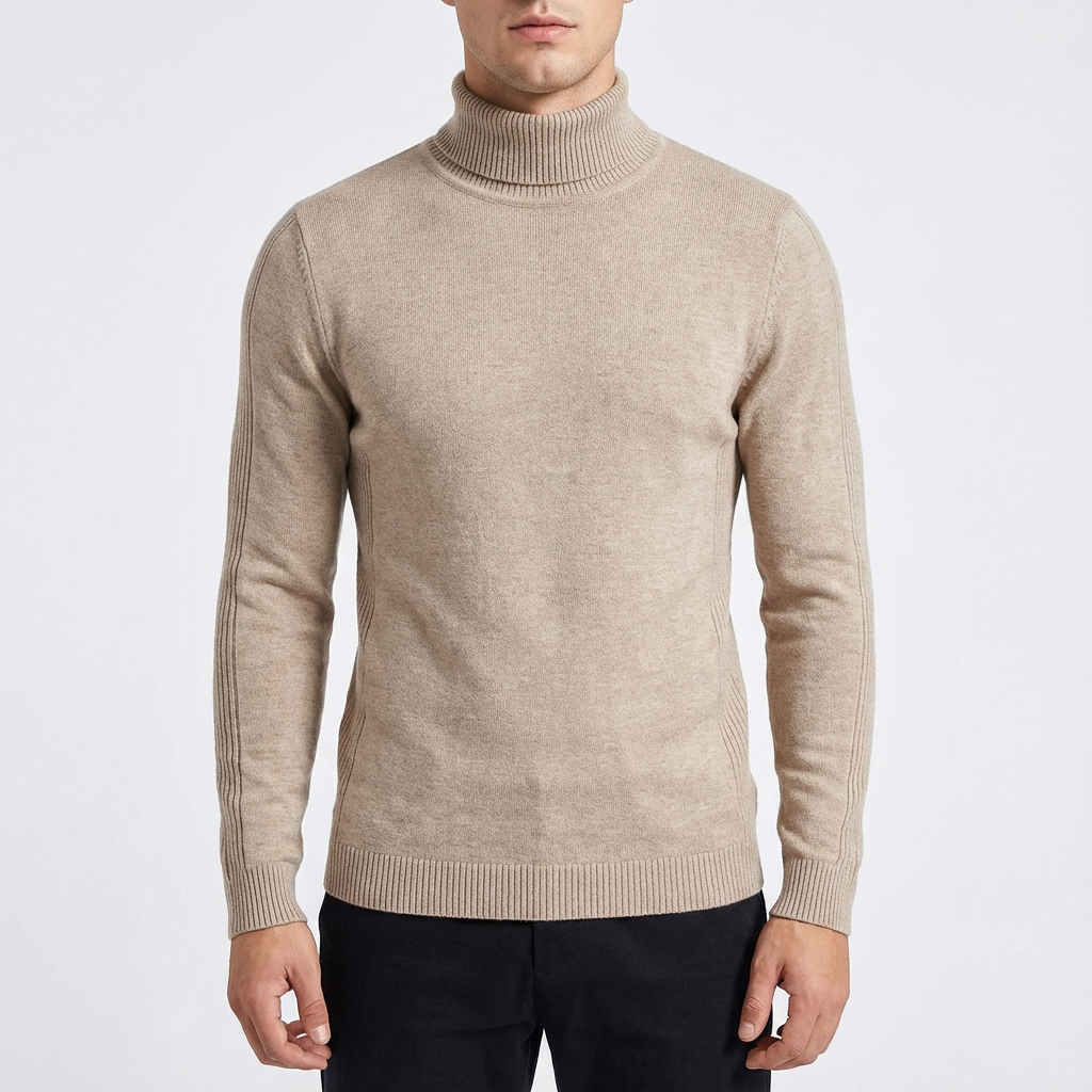 Archie | Suéter de Cuello Alto Ajustado para Hombre