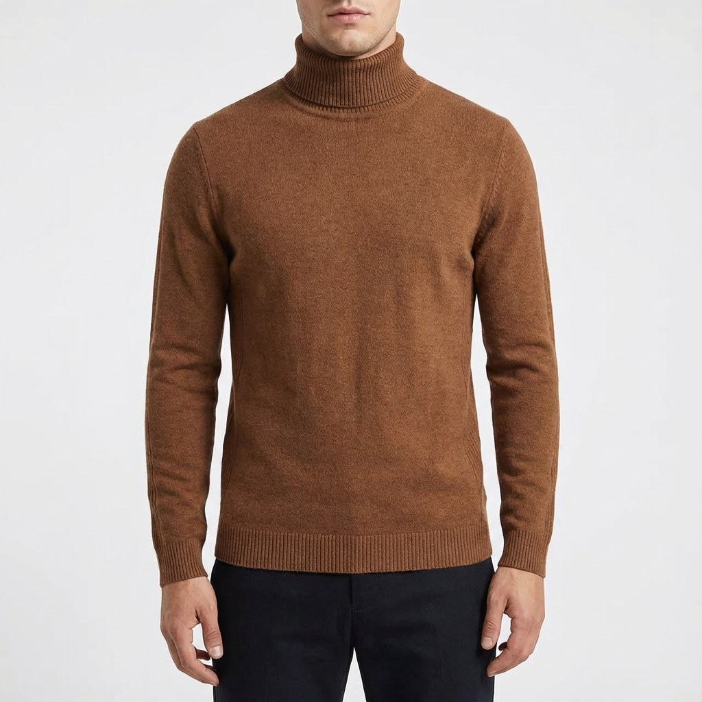 Archie | Suéter de Cuello Alto Ajustado para Hombre