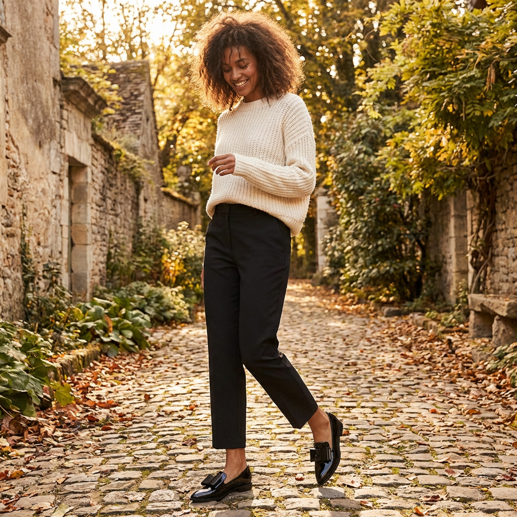 Aurora | Mocasines con Lazo Elegantes Mujer