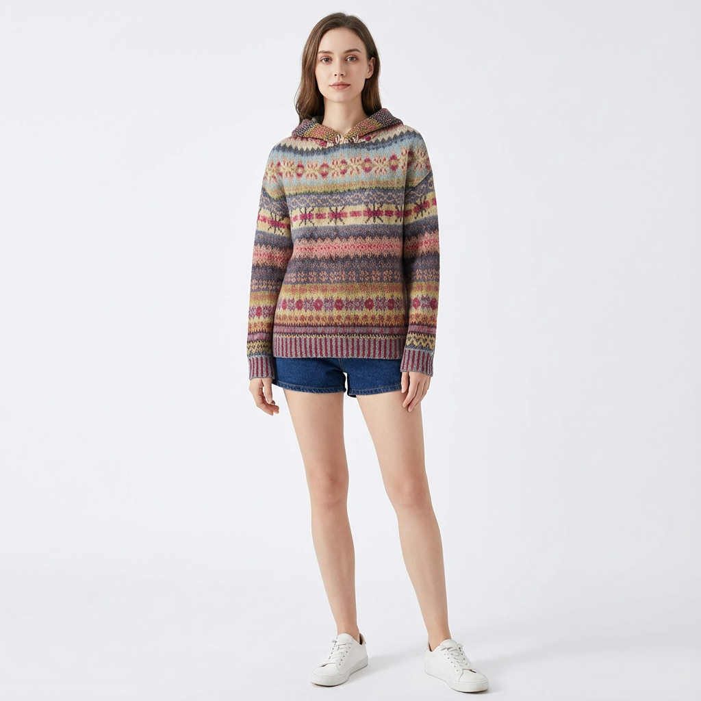 Donna | Sudadera con Capucha de Manga Larga para Mujer