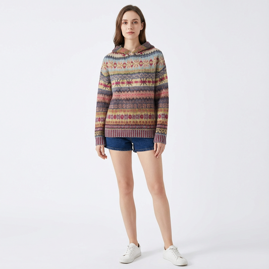 Donna | Sudadera con Capucha de Manga Larga para Mujer
