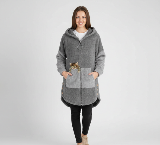 Vanda | Chaqueta cálida y suave, tan abrazable como un oso de peluche