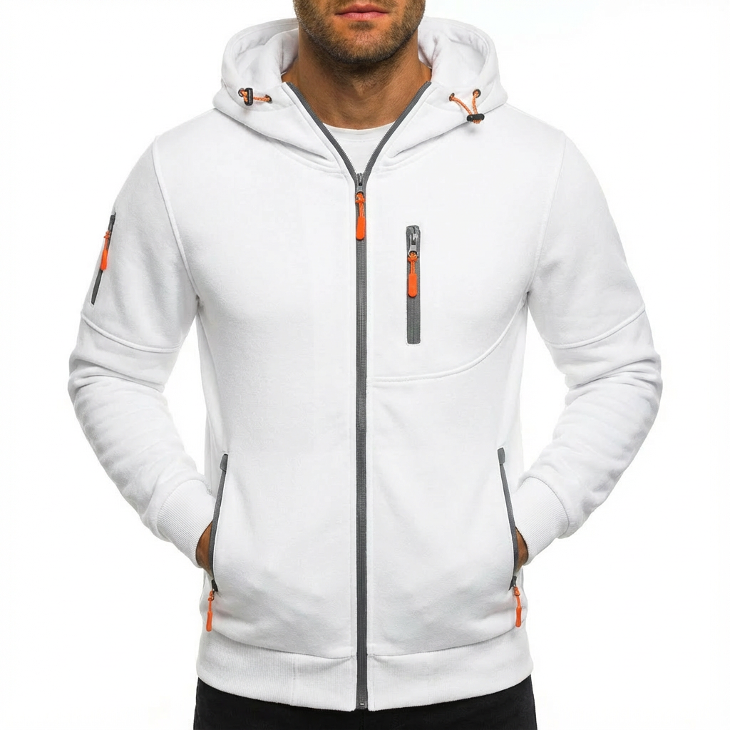 Gilbert | Chaqueta con Capucha y Cremallera Completa para Hombre