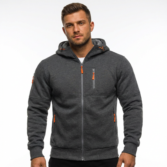 Gilbert | Chaqueta con Capucha y Cremallera Completa para Hombre