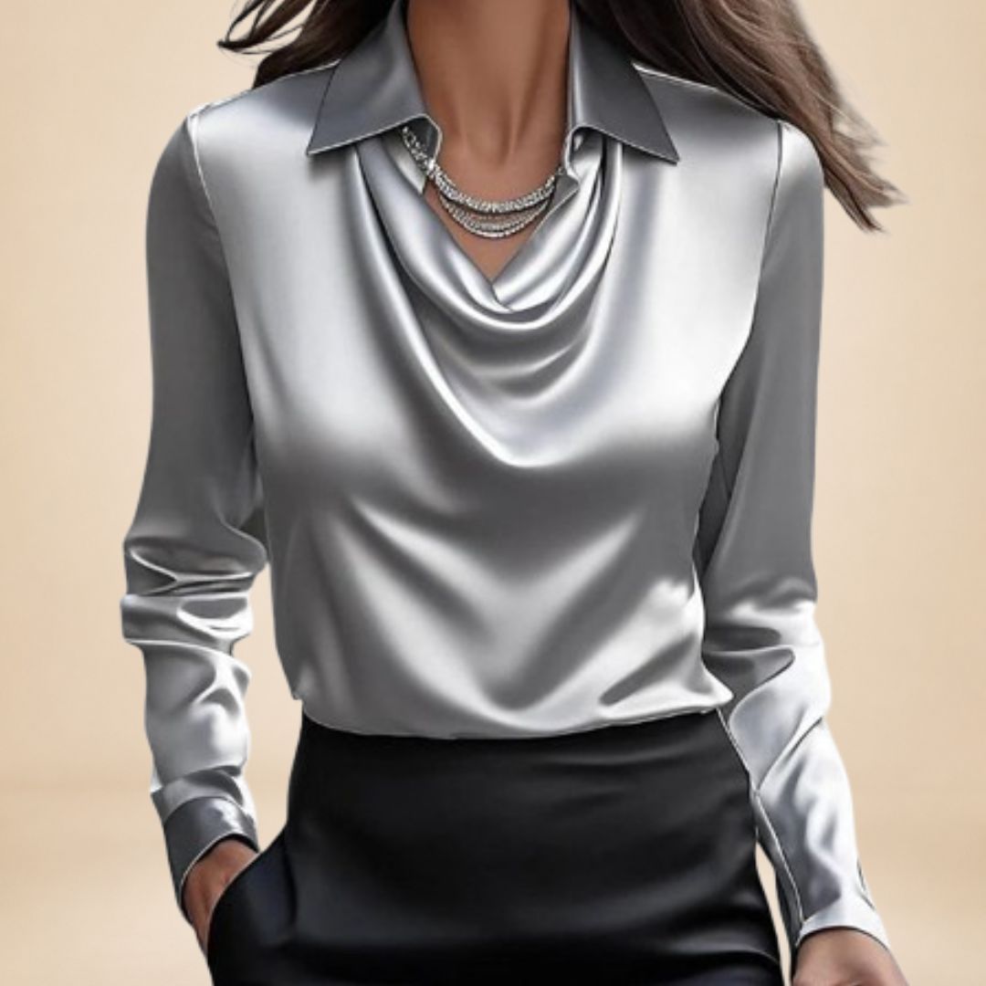 Brooklyn - Blusa Satinada Elegante