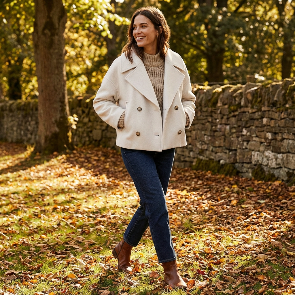 Holly | Abrigo cruzado de mujer de gran tamaño