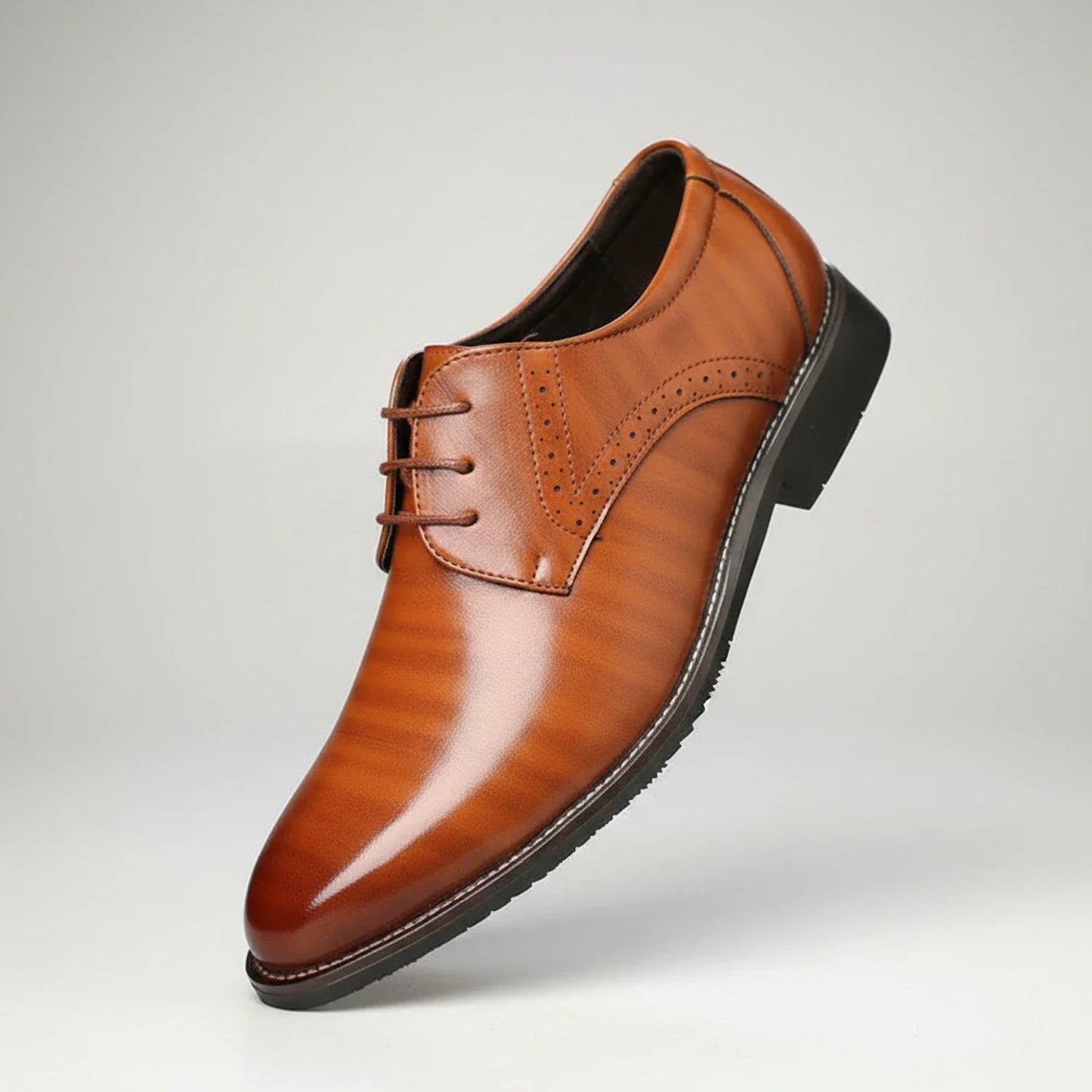 Hugo | Hombre Zapatos Derby Con Puntera Lisa Y Costuras Contrastantes | Formal