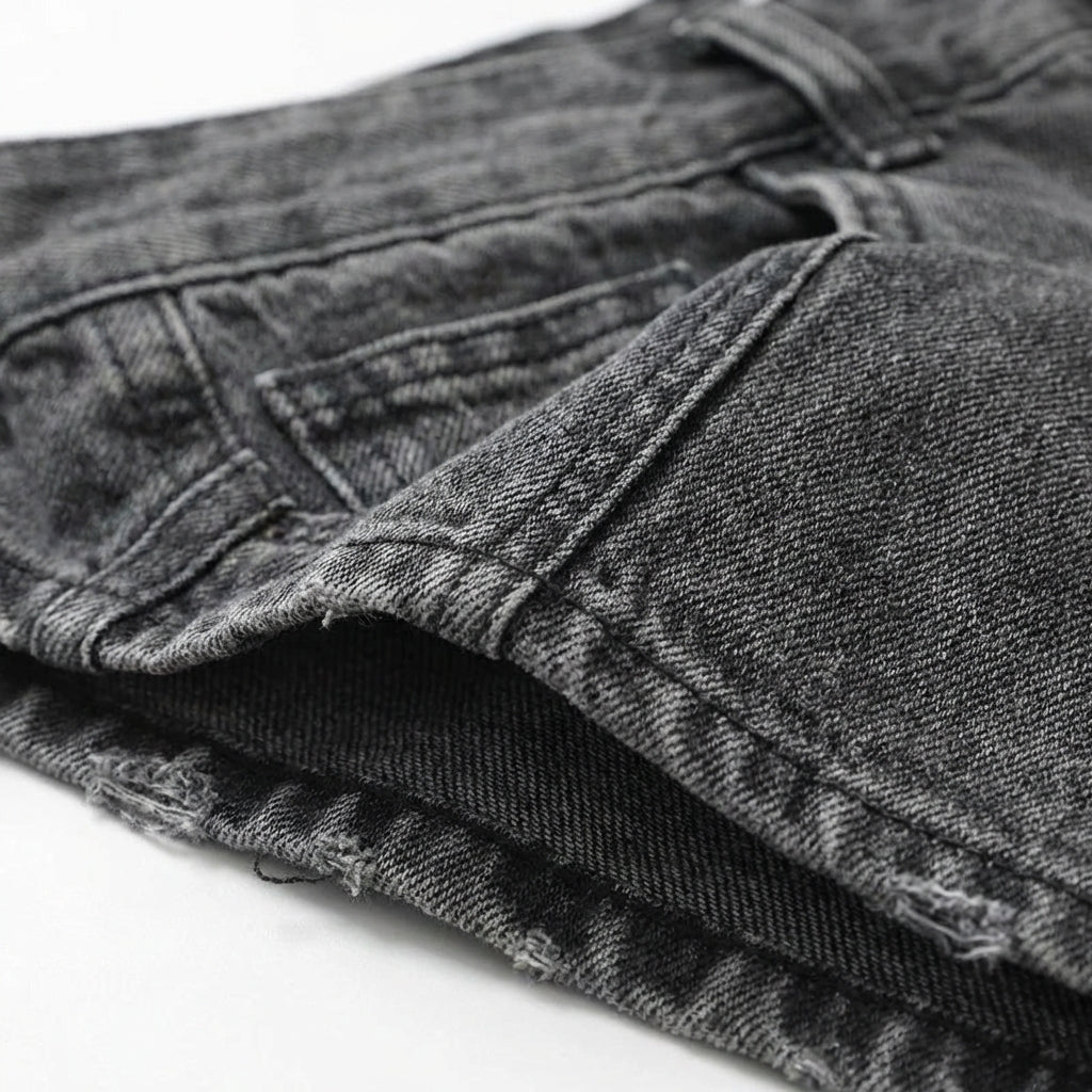 Iván | Hombre Vaqueros Anchos Holgados Streetwear