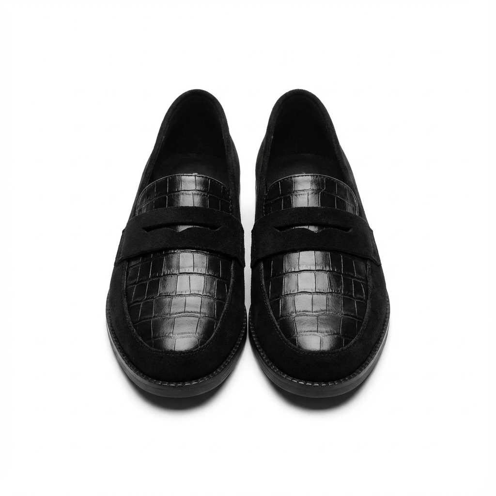 Kyla | Mocasines sin Cordones para Mujer Negro