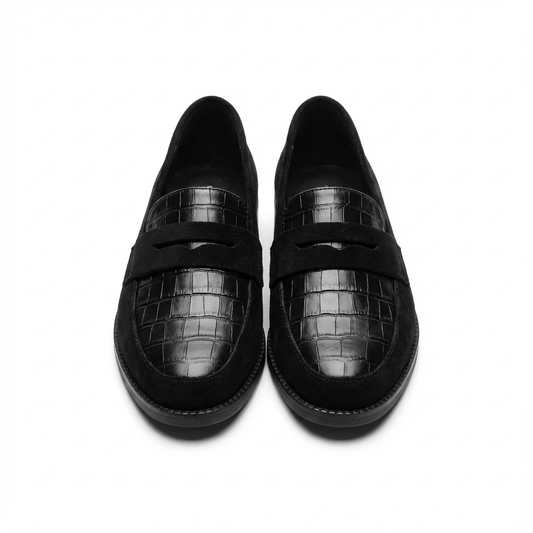 Kyla | Mocasines sin Cordones para Mujer Negro