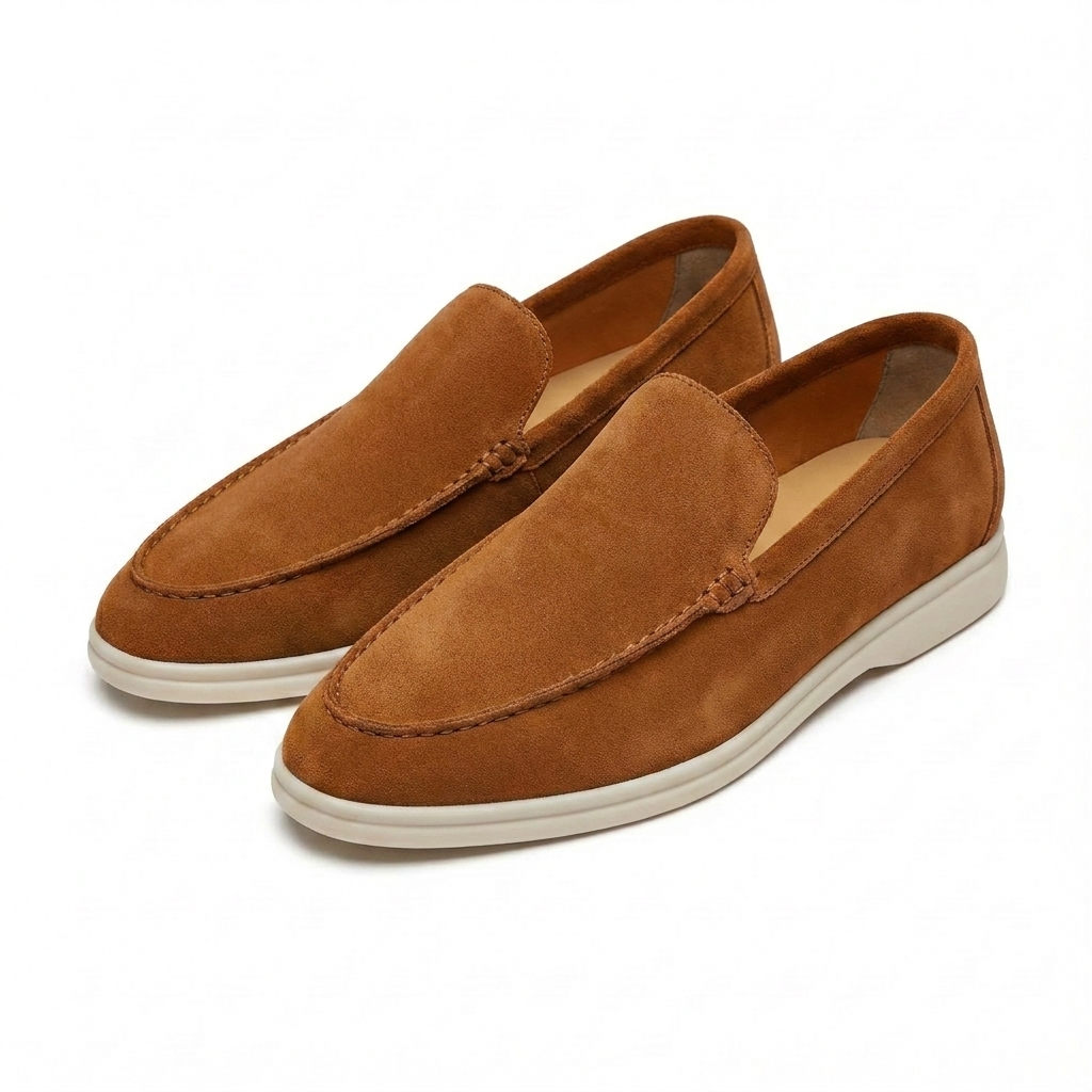 Lucas | Hombre Mocasines Slip-On Con Suela Contrastante Y Costuras Mocasín | Casual