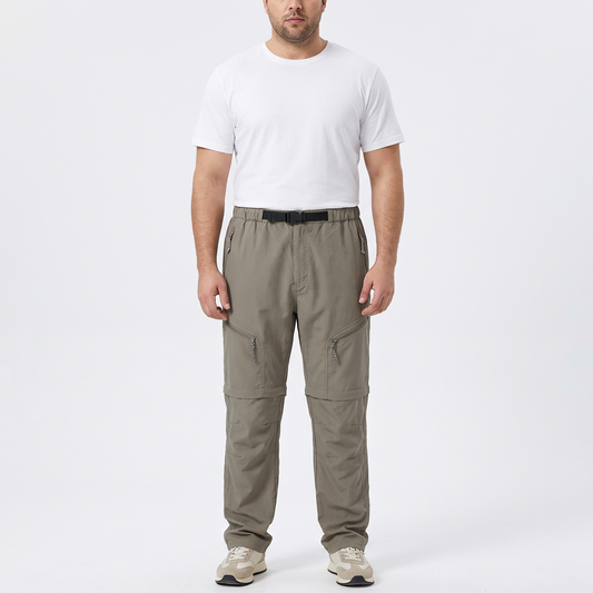 Lucas | Pantalón Convertible Hombre Con Piernas Desmontables Y Cinturón | Outdoor