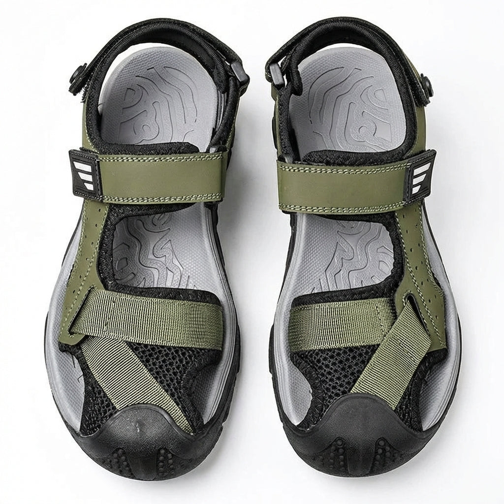 Lucas | Sandalias Hombre Con Puntera Protegida Y Tiras Ajustables | Trekking