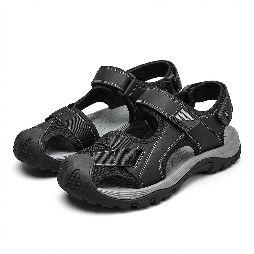 Lucas | Sandalias Hombre Con Puntera Protegida Y Tiras Ajustables | Trekking