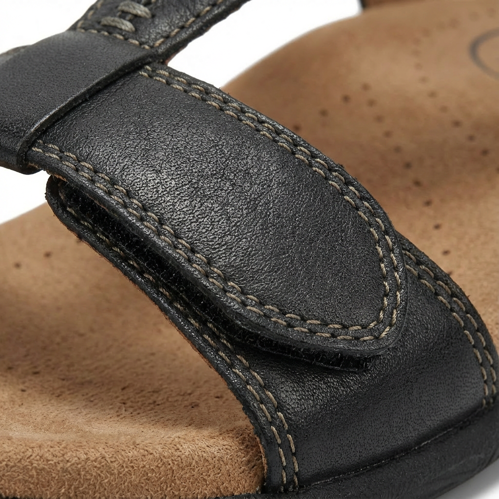 Lucia | Mujer Sandalias Confort Con Diseño En T Y Cierre Ajustable | Ortopédico