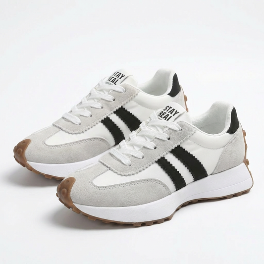 Luna | Zapatillas Mujer Con Franjas Laterales Y Suela Plataforma | Deportivo