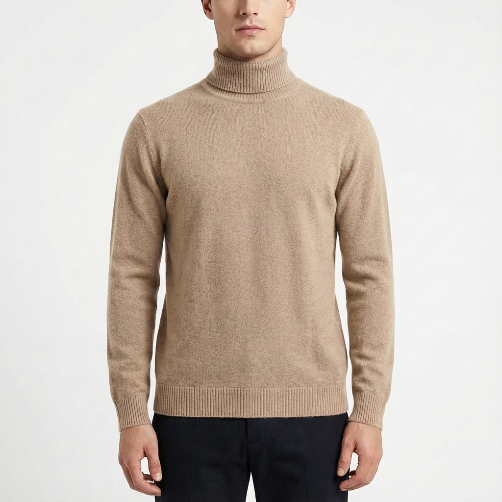 Manuel | Suéter de Cuello Alto Ajustado para Hombre