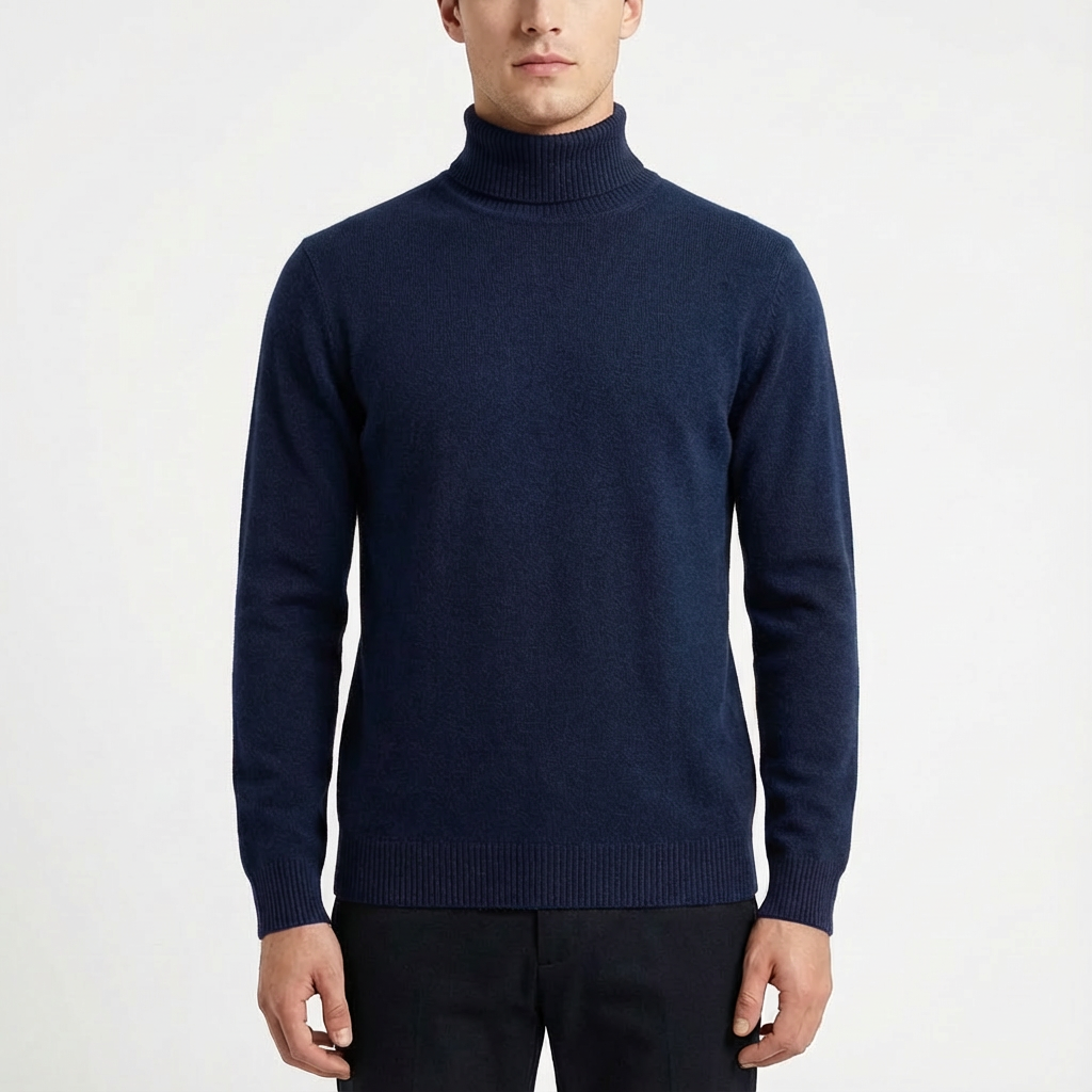 Manuel | Suéter de Cuello Alto Ajustado para Hombre