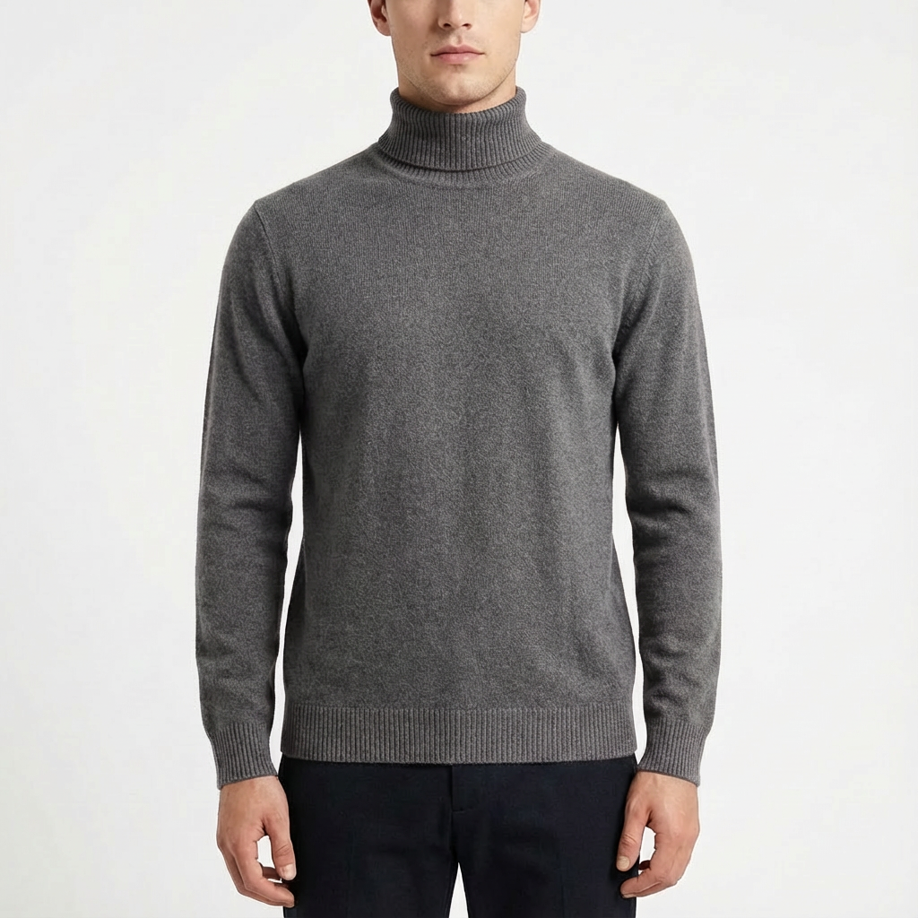 Manuel | Suéter de Cuello Alto Ajustado para Hombre