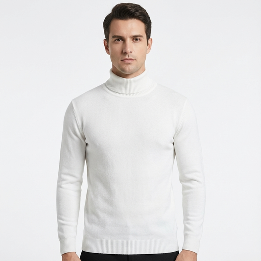 Manuel | Suéter de Cuello Alto Ajustado para Hombre