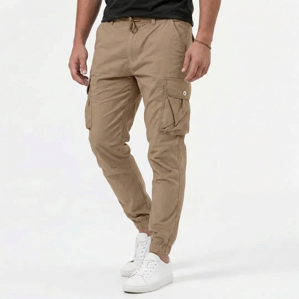 Marcos | Hombre Pantalón Cargo Jogger Bolsillos