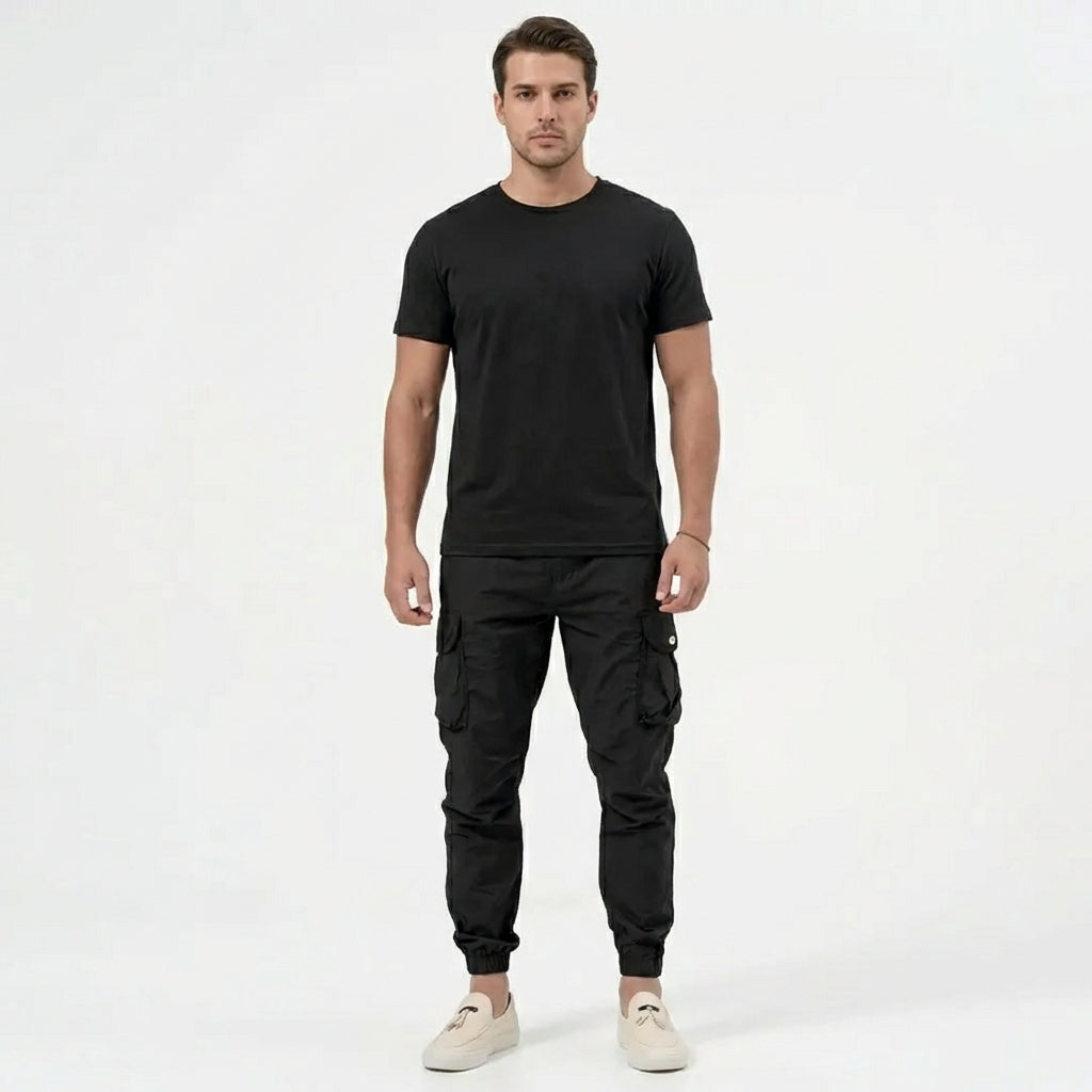 Marcos | Hombre Pantalón Cargo Jogger Bolsillos