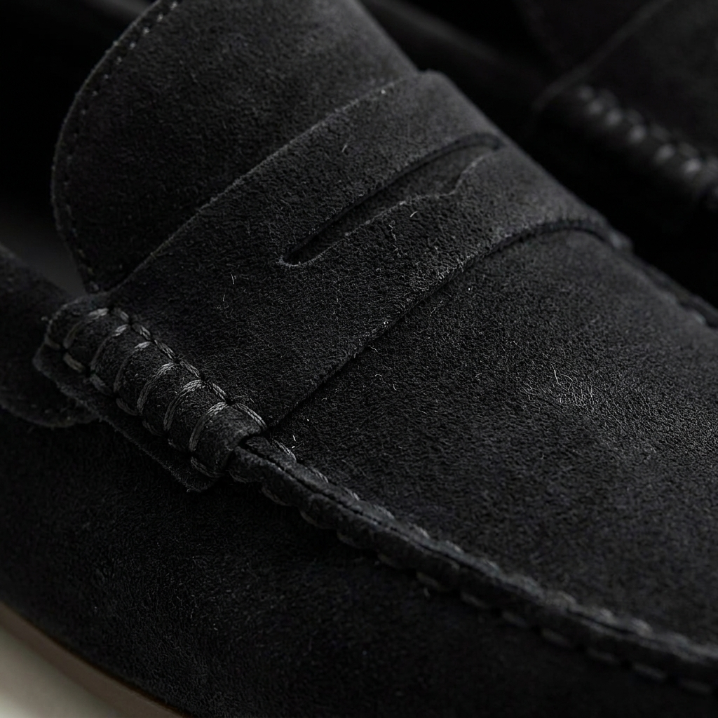 Mateo | Mocasines Hombre Con Tira Penny Clásica Y Costuras Vistas | Casual