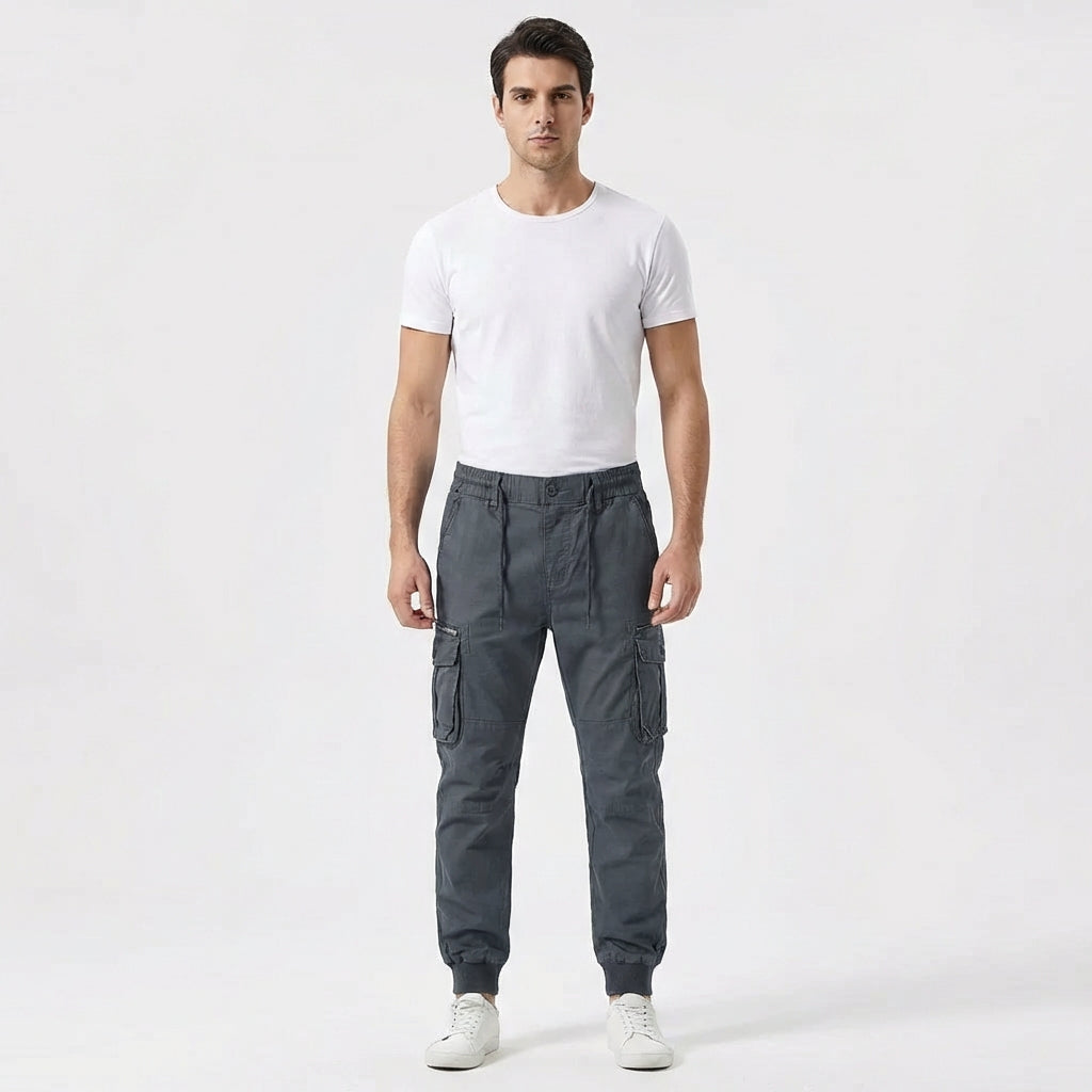 Mateo | Pantalón Cargo Jogger Hombre Casual
