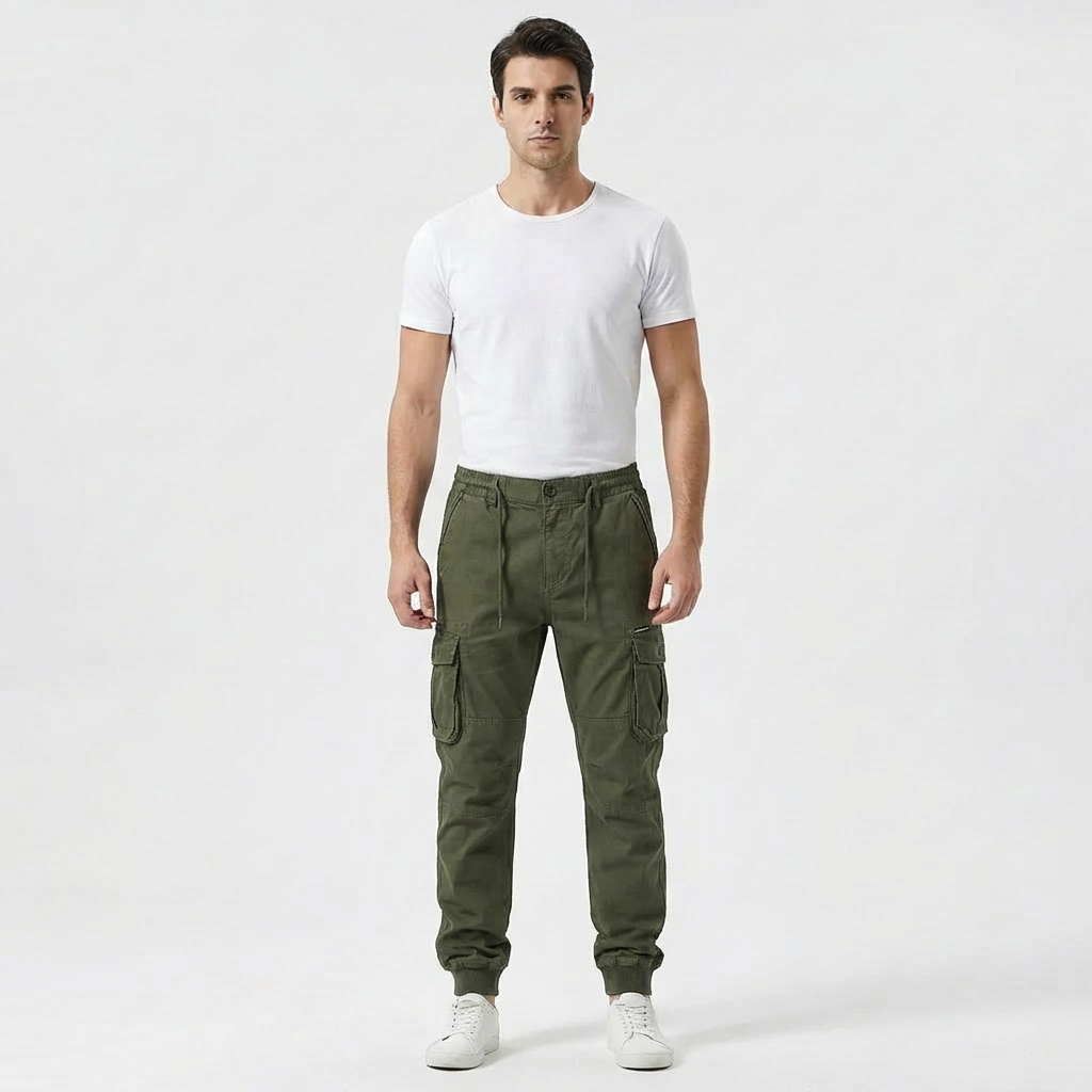 Mateo | Pantalón Cargo Jogger Hombre Casual