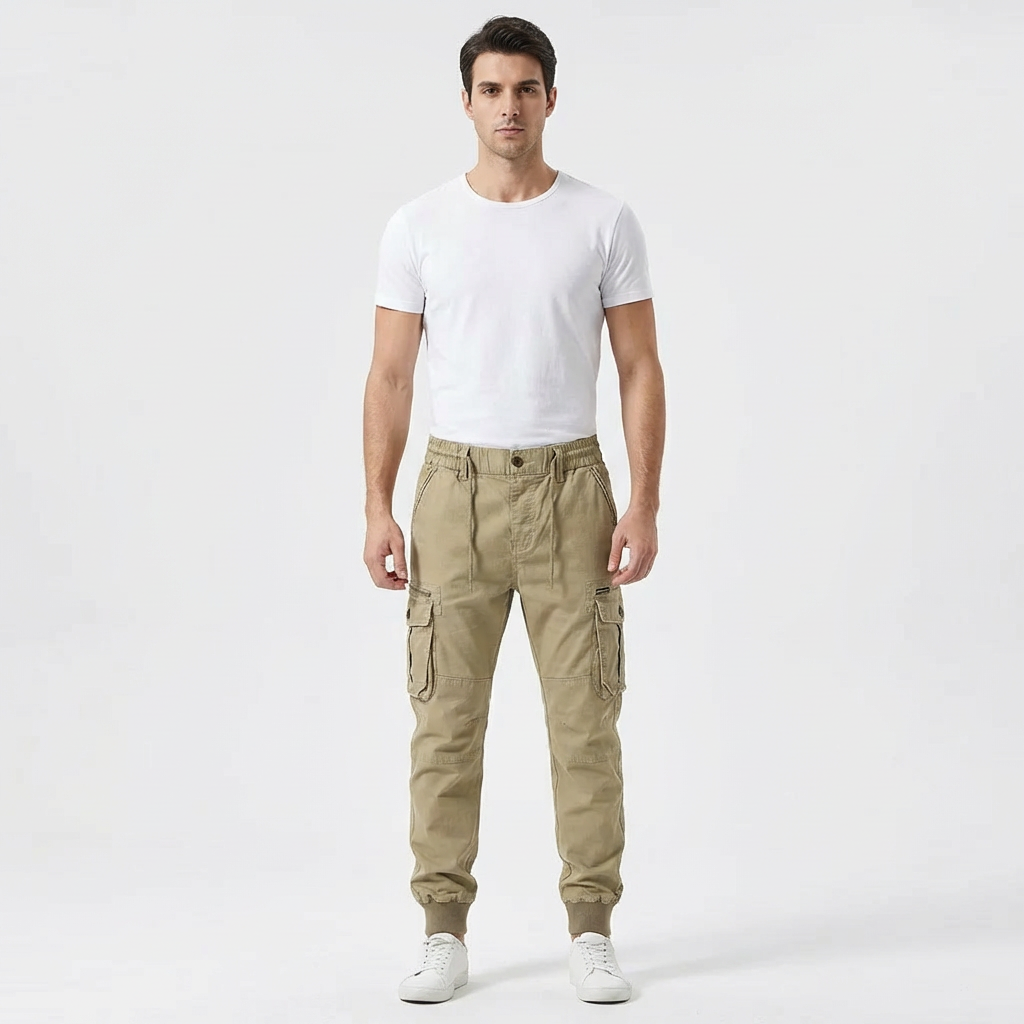 Mateo | Pantalón Cargo Jogger Hombre Casual