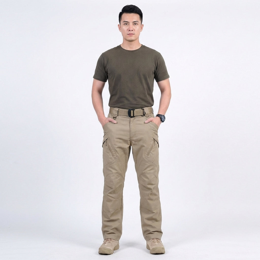 Mateo | Pantalón Táctico Hombre Con Bolsillos Con Cremallera Y Refuerzos | Utility