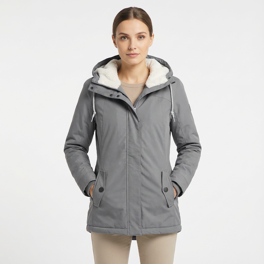 Monica | Chaqueta de Invierno para Mujer con Capucha y Forro Polar