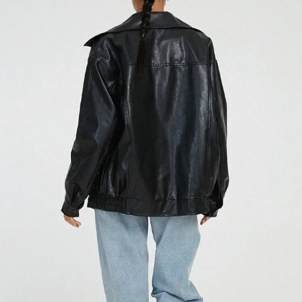 Luna | Chaqueta Mujer Con Dobladillo Elástico Y Corte Oversize | Urbano