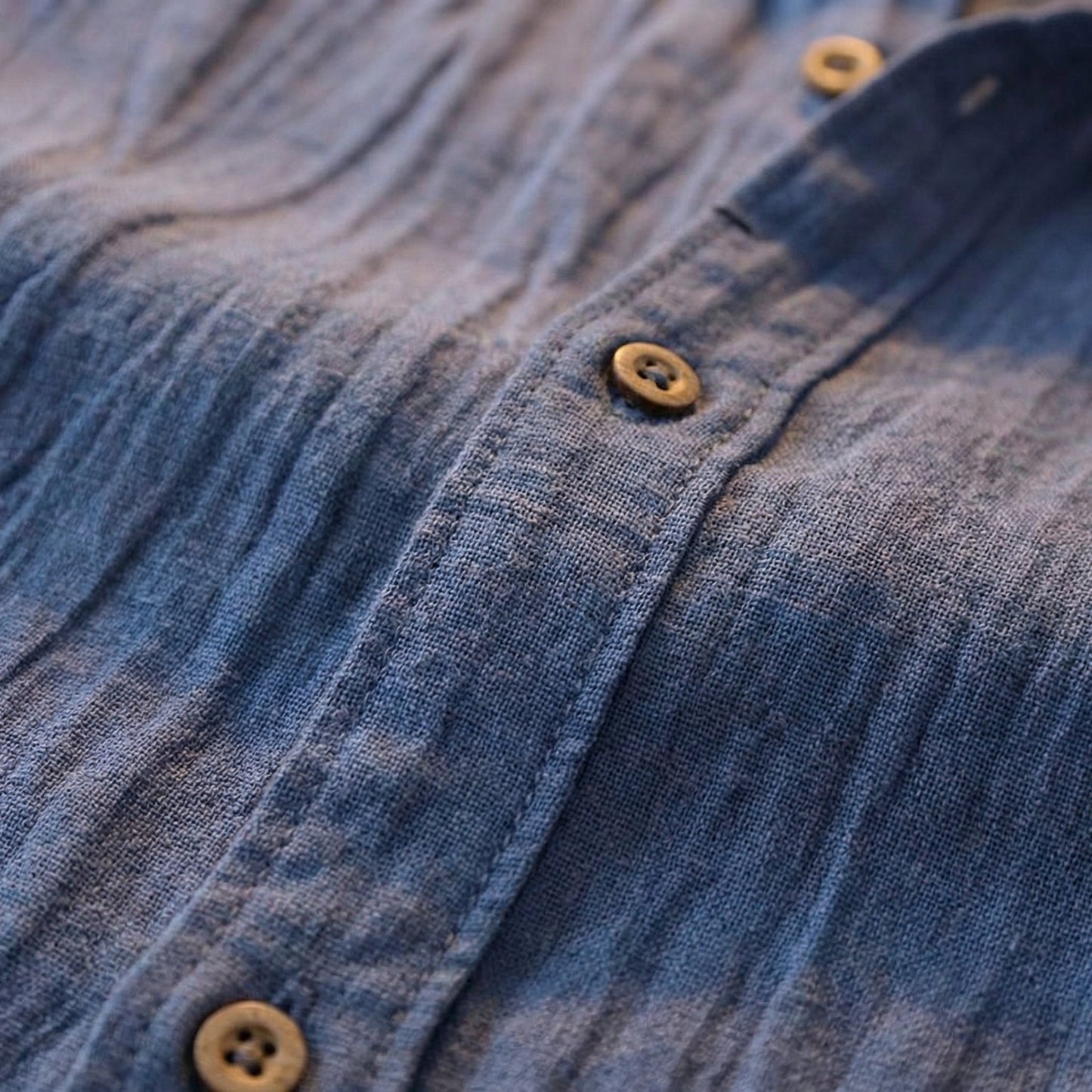 Pablo | Camisa Manga Corta Hombre Con Textura Arrugada Y Corte Holgado | Veraniego