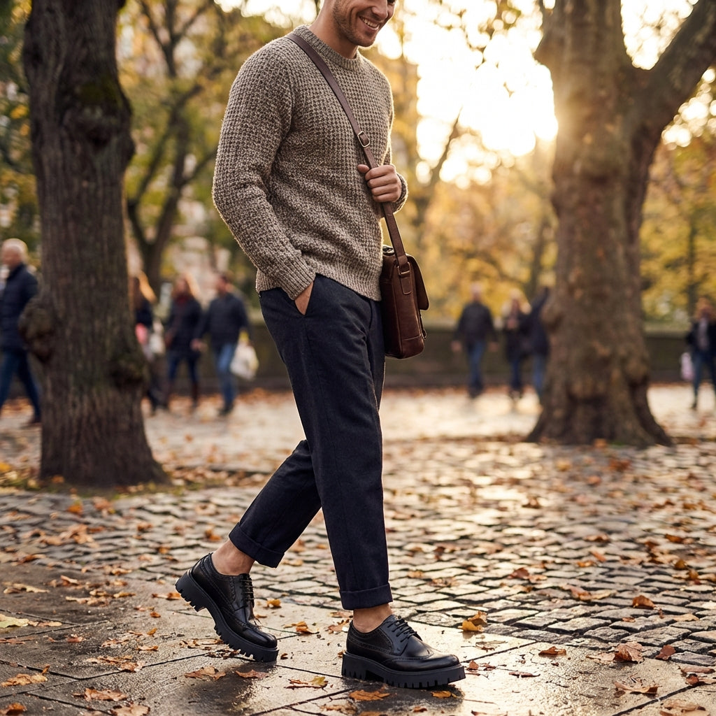 Patricio | Hombre Zapatos Brogue Suela Gruesa