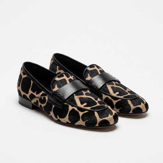 Sabina | Mocasines Animal Print Tira Mujer