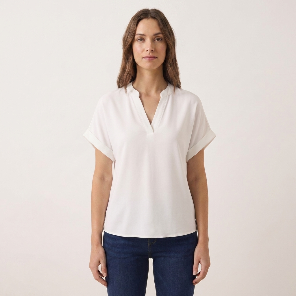 Selena | Blusa de Mujer con Cuello en V y Manga Abierta