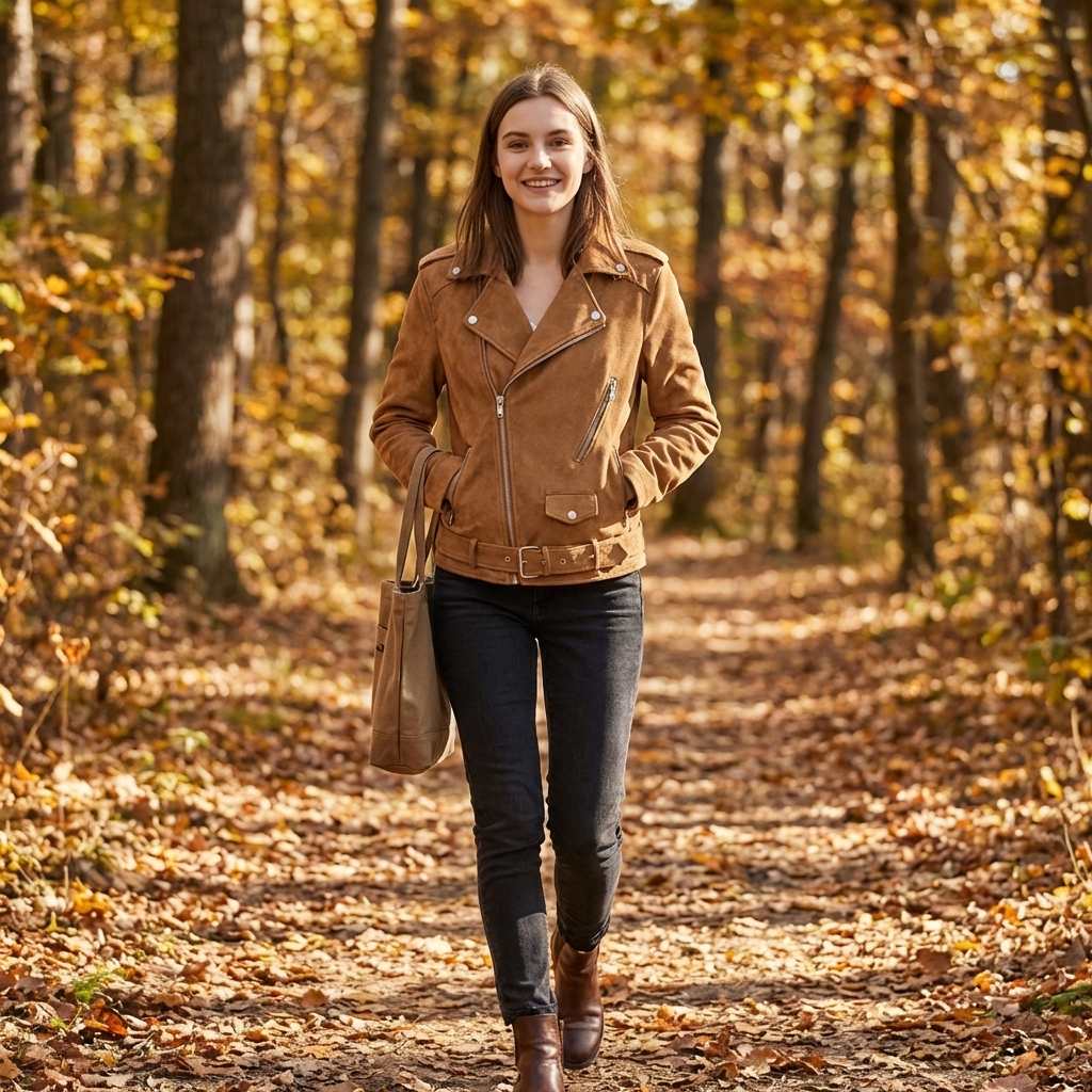 Valeria | Chaqueta Biker Cremallera Mujer