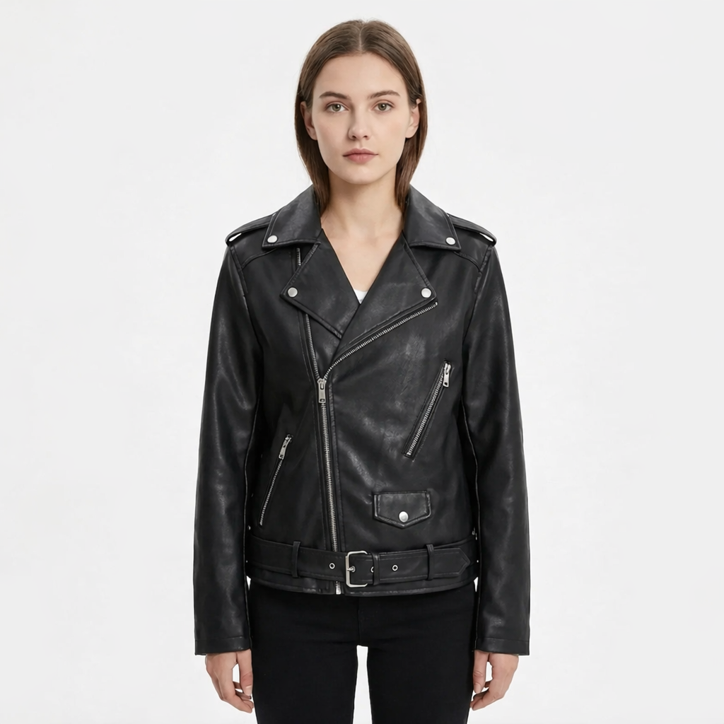 Valeria | Chaqueta Biker Cremallera Mujer