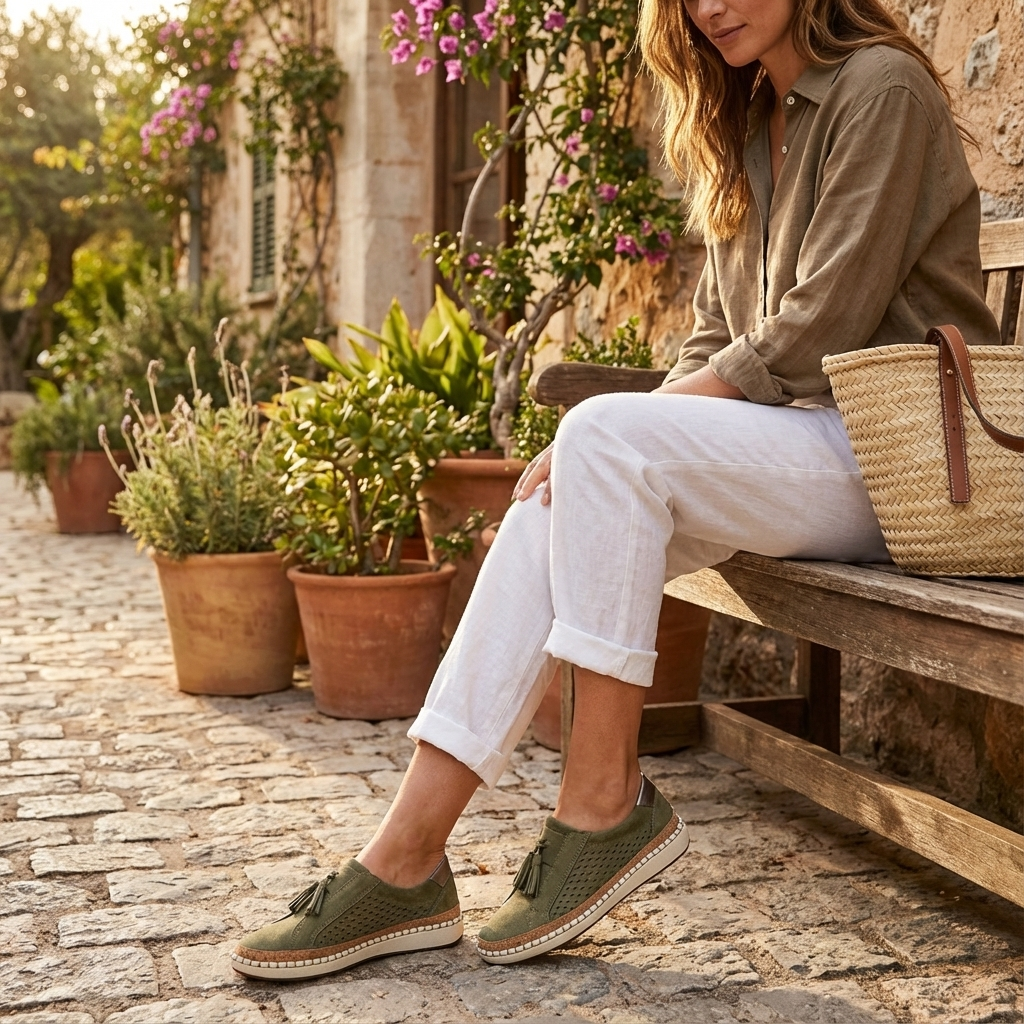 Vivian | Zapatos Casuales de Mujer sin Cordones con Borlas