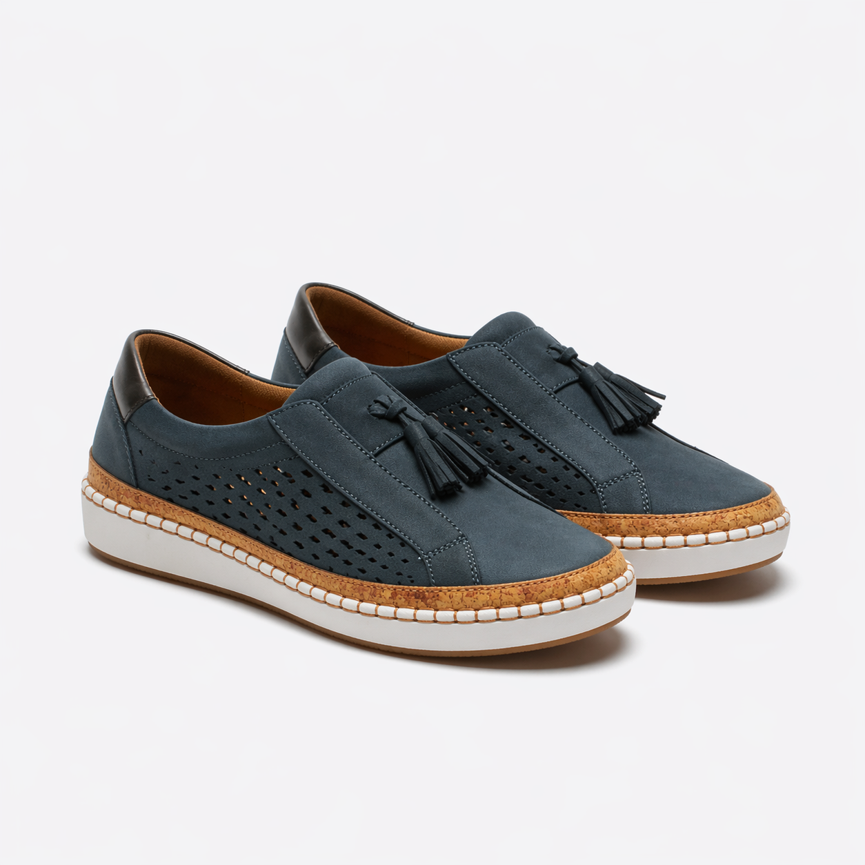 Vivian | Zapatos Casuales de Mujer sin Cordones con Borlas
