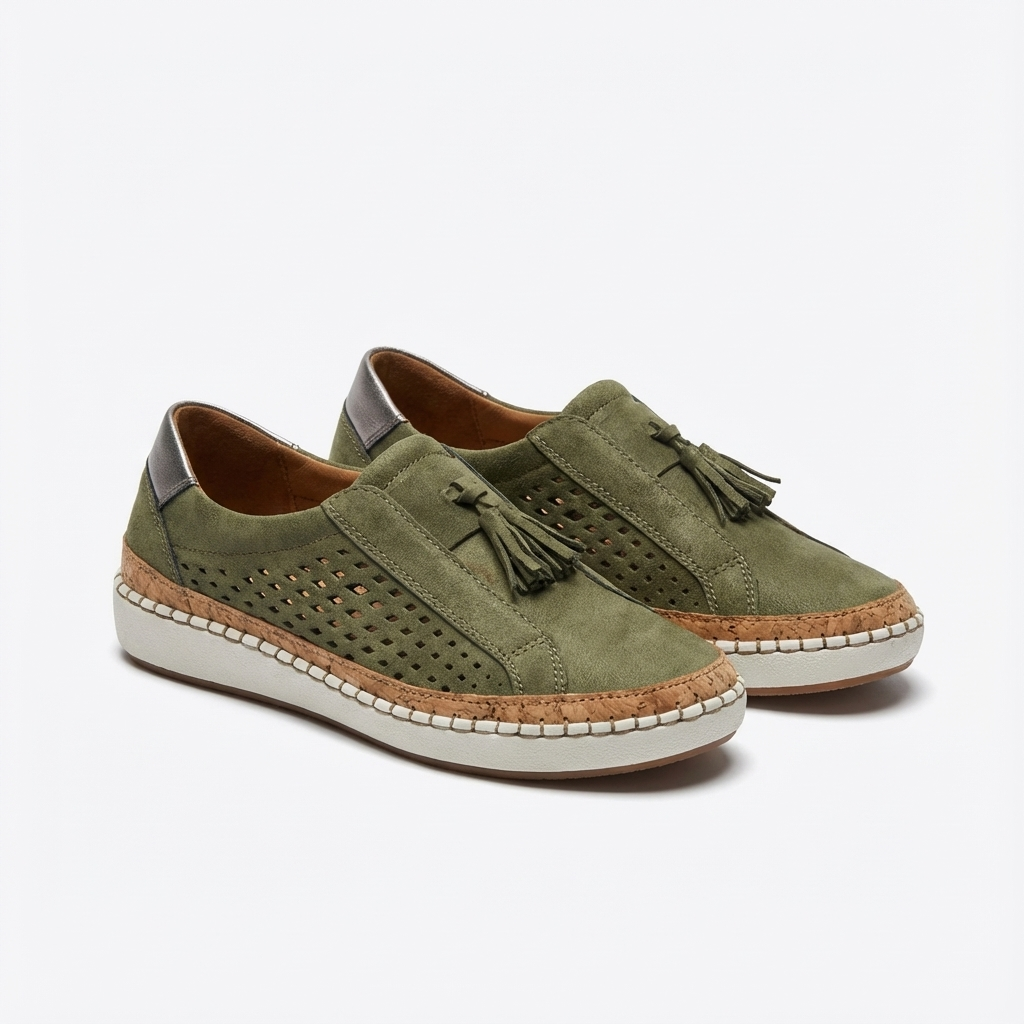 Vivian | Zapatos Casuales de Mujer sin Cordones con Borlas