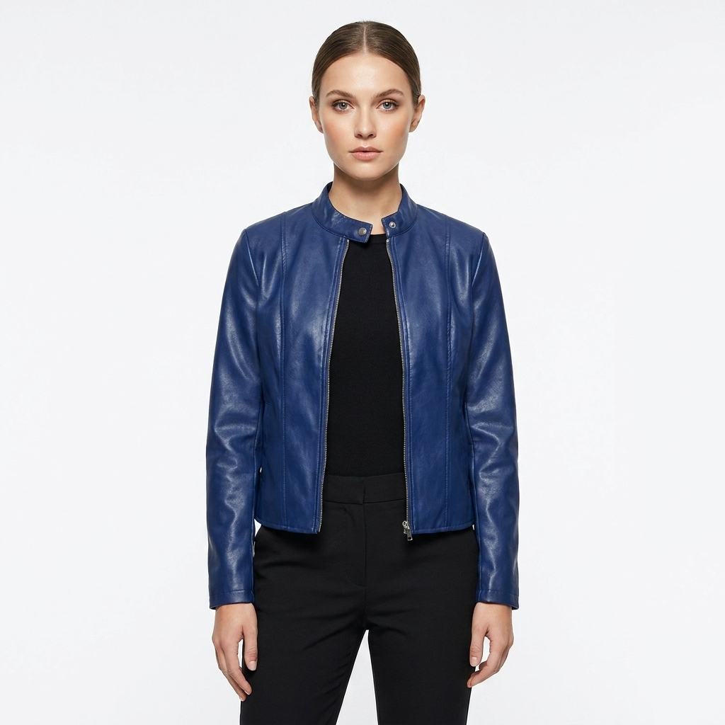 Tina | Chaqueta Biker Ajustada para Mujer