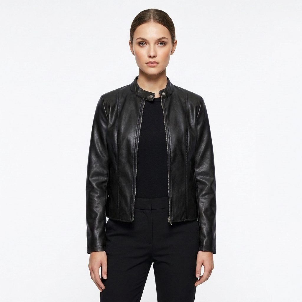 Tina | Chaqueta Biker Ajustada para Mujer